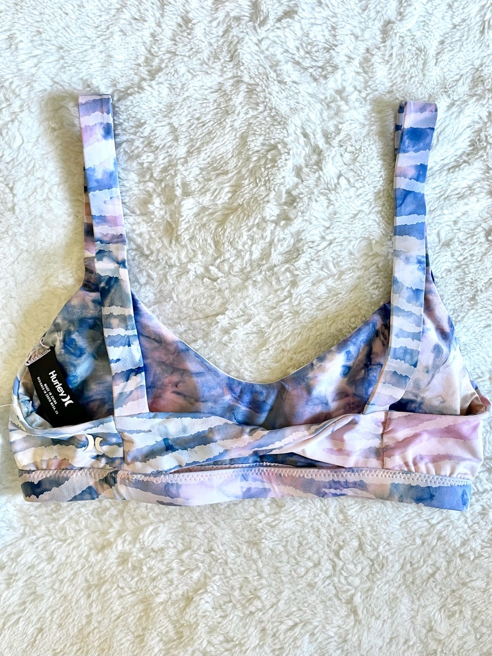 Hurley Zebra Color Wash Bralette and Boardshorts Set - Picture 3 of 9
